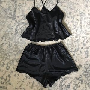 Silky pajama set